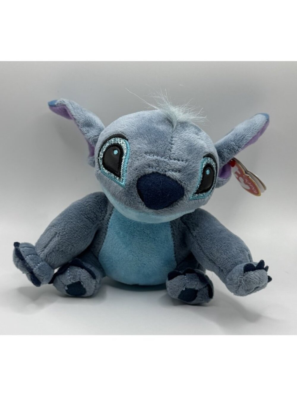 TY Sparkle Disney Stitch 6" Plush Lilo & Stitch‎ Beanie Babies NWT Glitter eyes